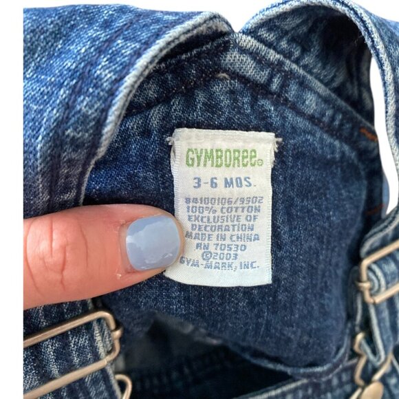 Y2K 2003 Gymboree Dog Puppy Overalls Shortalls - Picture 5 of 5